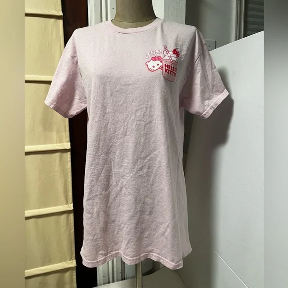 Hello Kitty Strawberry milk T-Shirt retro 90’s Y2K kawaii - Picture 5 of 15